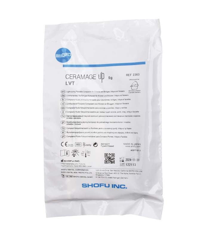 CERAMAGE UP Translucent LVT Verpackung mit Produktinformationen und Herstellerlogo.