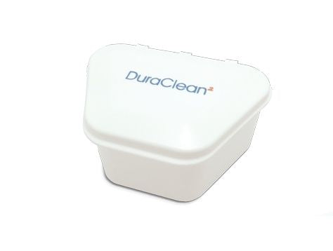 astron® DuraClean² Reinigungsdose mit weißem Deckel und Produktlogo.