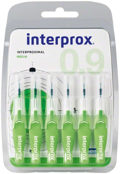 Interprox® Blister micro grün, Interdentalbürsten in Verpackung.