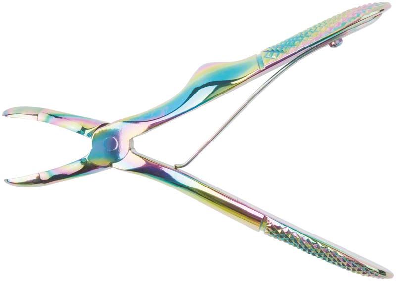 Kinderzahnzange Arquatus Line Fig. 3 für obere Molaren in Regenbogenoptik