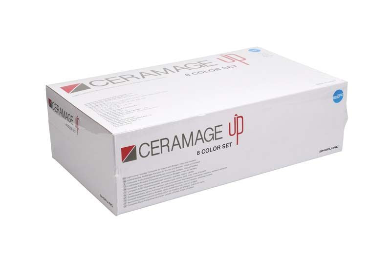 CERAMAGE UP 8 Color Set Verpackung mit Produktnamen und Logo.