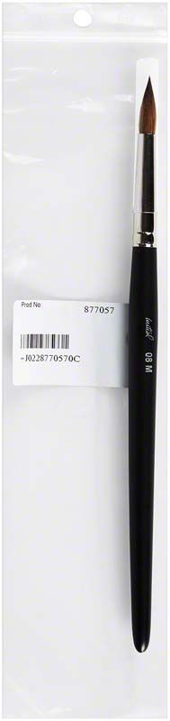 Pinsel GC Initial Pinsel Brush 08M in Verpackung mit schwarzem Griff.