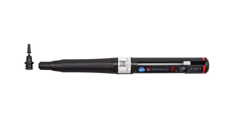 Dunkler Applikatorstift für CERAMAGE UP Body C2B Verblendsystem.