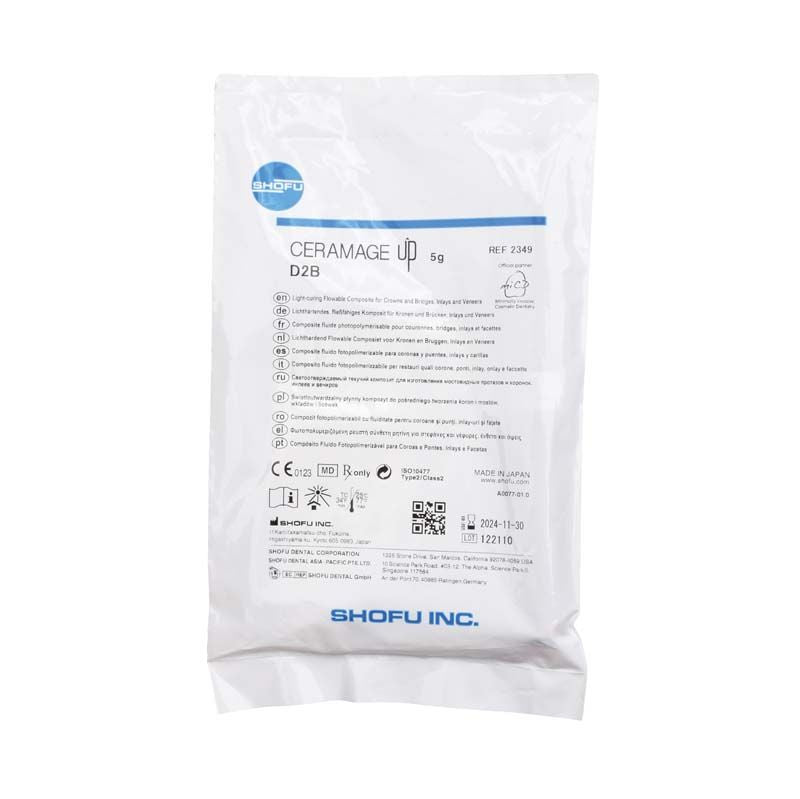 Verpackung von CERAMAGE UP Body D2B Komposit mit Produktinformationen und Herstellerlogo.