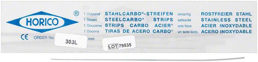 Image of Stahlcarbo®-Streifen mit Lücke 303L 0,1mm, 3mm, einseitig