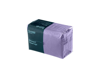 Monoart Patientenservietten Towel UP lila in Originalverpackung.