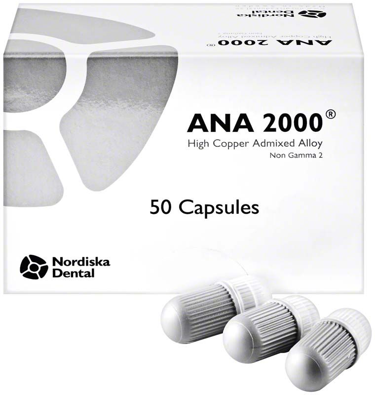 ANA 2000 Dental Alloy Kapseln Gr. 3 grau in Originalverpackung.