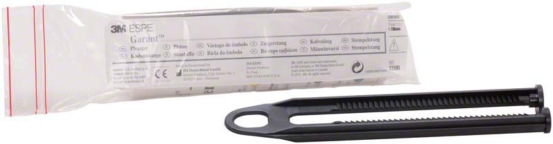 Garant™ Kolbenstange 1:1 / 2:1 in Verpackung mit schwarzem Applikator.