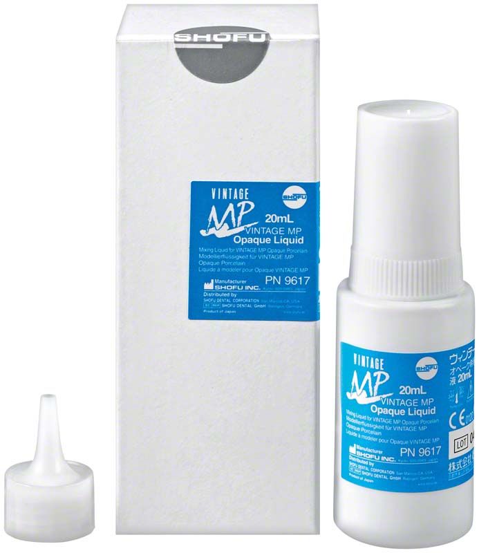 Vintage MP Shade Opaque Liquid 20ml mit Verpackung und Applikatorkappe.