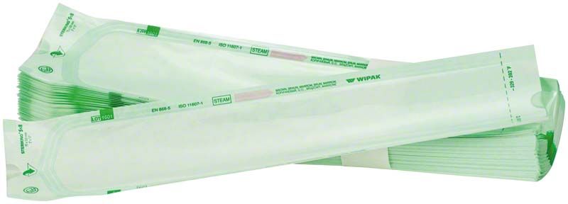 Steriking Flache Tüten S18, Klarsicht-Sterilgutverpackungen mit Indikatoren für Dampf- und Ethylenoxid-Sterilisation.