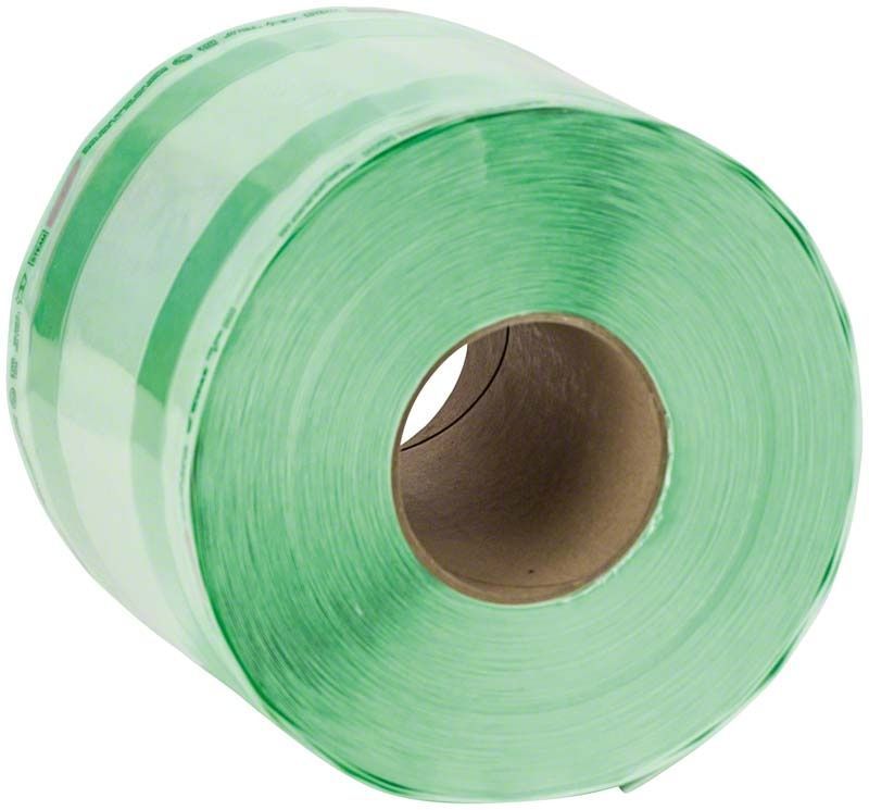 Steriking Rollen mit Seitenfalte RB52, grüne Verpackung, 150 x 50mm, 100m.