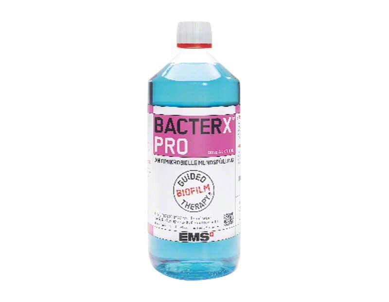 BacterX pro antimikrobielle Mundspüllösung 1 Liter Flasche von Medic-Star.