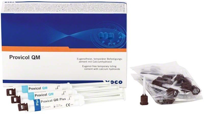 Provicol QM Plus QuickMix Spritzen und Zubehör für provisorische Zahnversorgung.