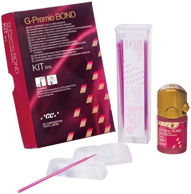 G-Premio BOND Kit mit Verpackung, Fläschchen und Zubehör.