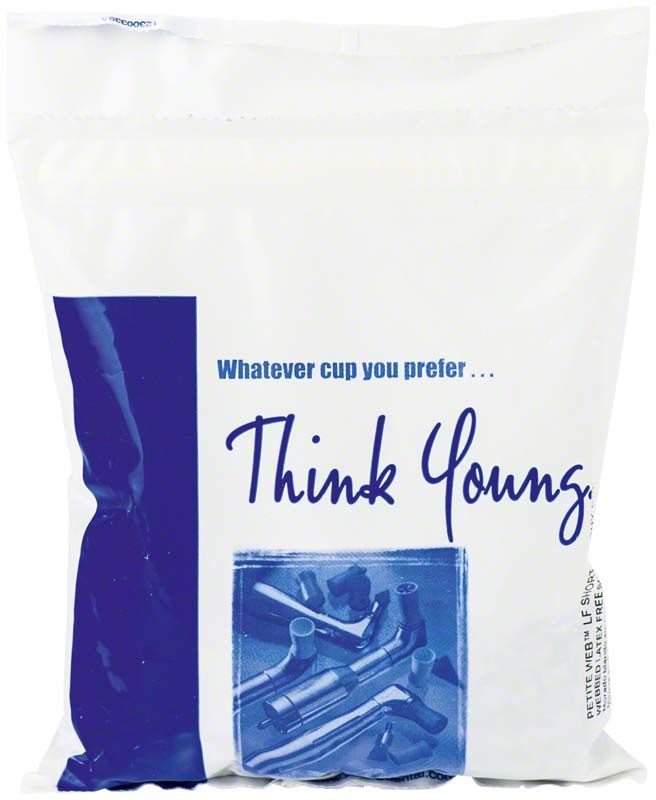 Verpackung des Young Polierkelch Petite Web™ 720er mit blauem Aufdruck.