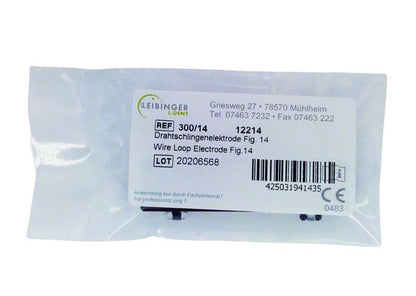 Drahtschlingenelektrode Figur 14 in steril verpackter Einzelverpackung.