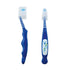 Kinderzahnbürste Baby (0-3) 10er-Pack - Bär (blau)