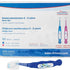 Kinderzahnbürste Baby (0-3) 10er-Pack - Bär (blau)