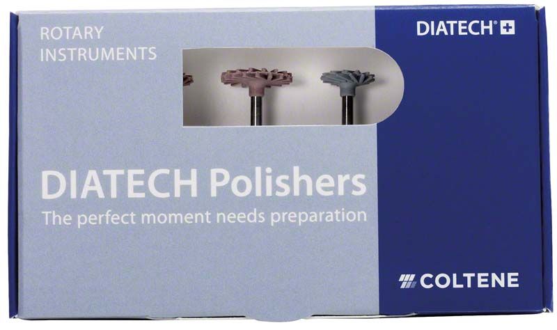 Verpackung des DIATECH Shape Guard Composite Trial Packs mit Polierinstrumenten.