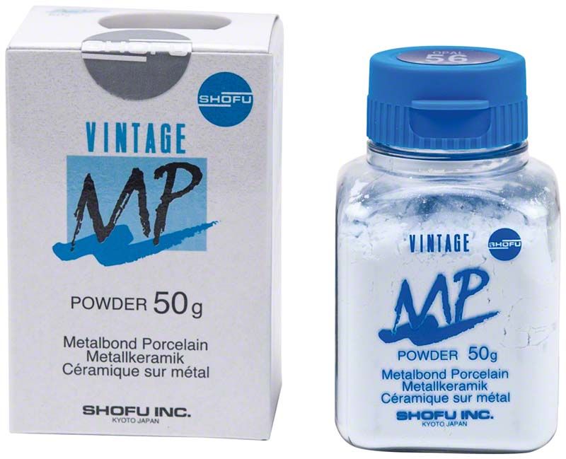 Vintage MP Opal Schneide 50g Metallkeramik-Pulver mit Verpackung.