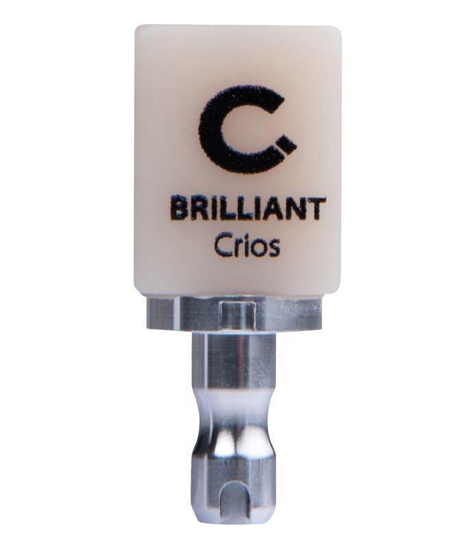 BRILLIANT Crios CAD/CAM Block für zahnmedizinische Restaurationen.