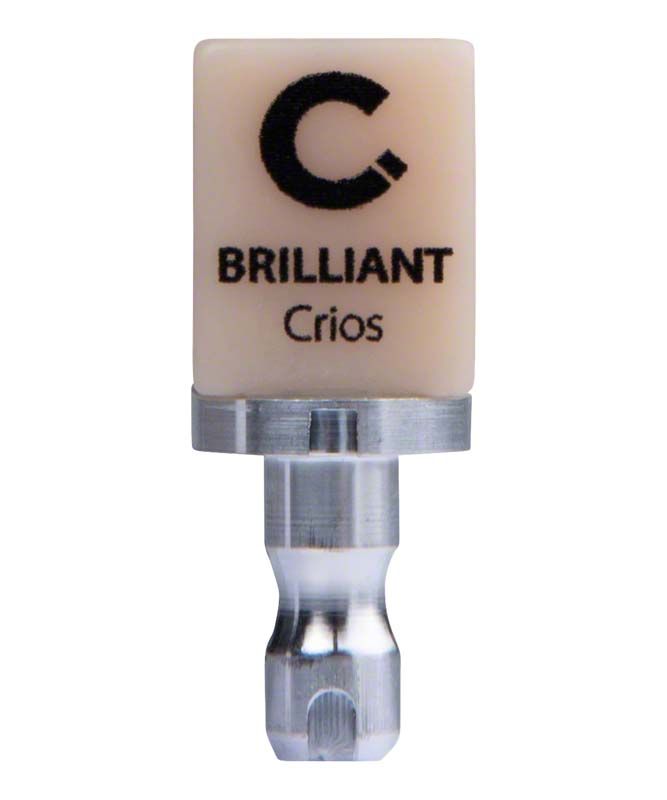 BRILLIANT Crios CEREC 12 LT A2 Keramikblock mit Metallbasis