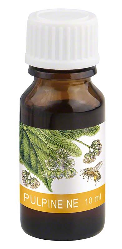 Hoffmann's PULPINE NE Flasche 10 ml Lösung mit Pflanzenmotiv-Etikett.