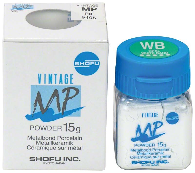 Vintage MP Opal Effect Pulver 15g Verpackung und Glasbehälter