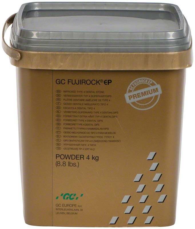 Fujirock® EP Premium Line 4kg Superhartgips in Titanium Grey Verpackung.