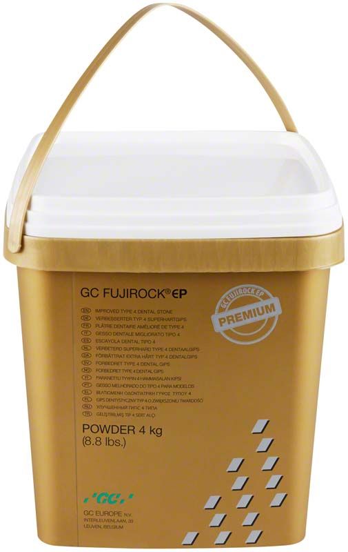 Fujirock EP Premium Line 4kg Eimer in Polarweiß für Dentaltechnik.