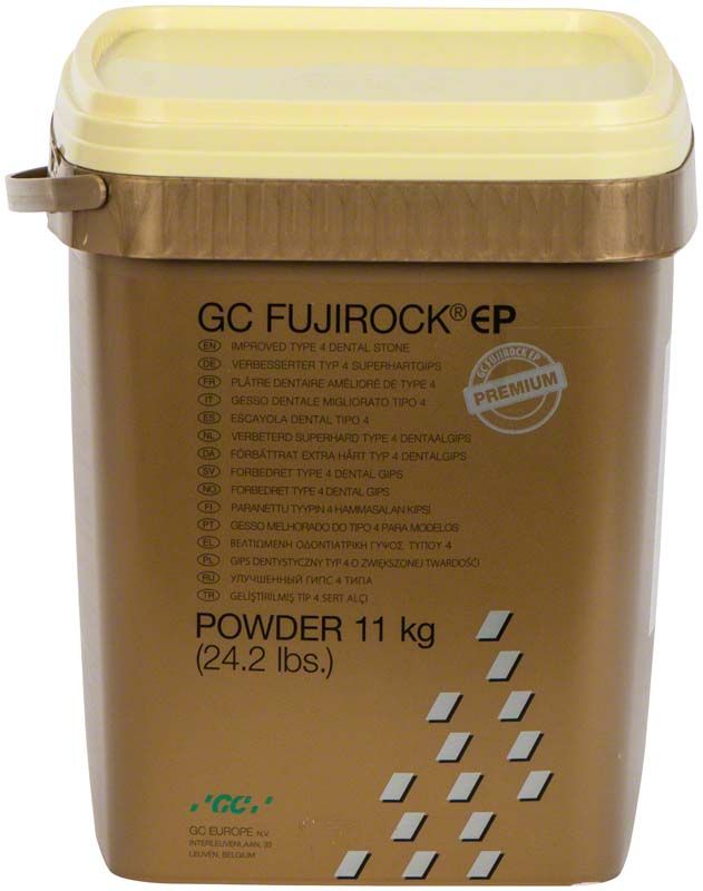 Fujirock® EP Premium Line 11kg in pastellgelber Verpackung mit Produktdetails.