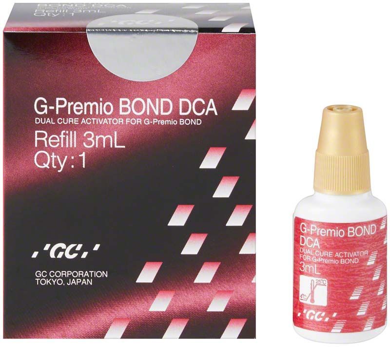 G-Premio BOND DCA Flasche und Verpackung, dualhärtender Aktivator, 3ml.