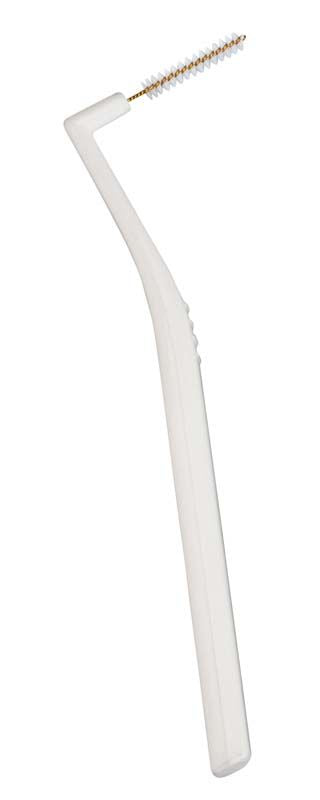 Interdentalbürste I-Prox® L weiß fine mit ergonomischem Griff.