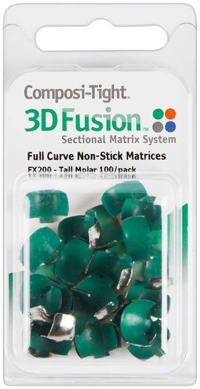 Composi-Tight® 3D Fusion™ Full Curve Matrizen Molar in Verpackung.