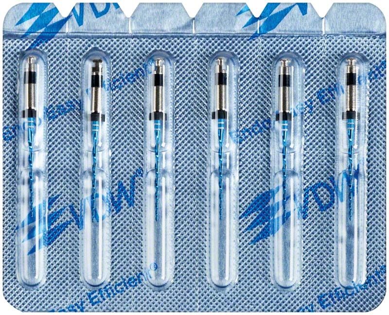 Endodontie-Instrumente RECIPROC® blue 21mm R40 in Blisterverpackung.