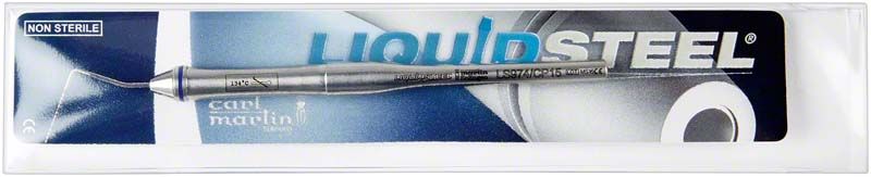 Parodontalsonde LS974/CP15 in Kunststoffverpackung mit Aufschrift "Liquid Steel