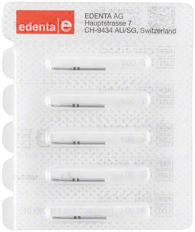 Verpackung mit fünf Kronentrennern C34L 012 FGL von Medic-Star.