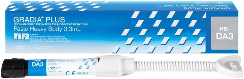 GRADIA® PLUS Paste Heavy Body HB-DA3 in 3,3 ml Spritze.