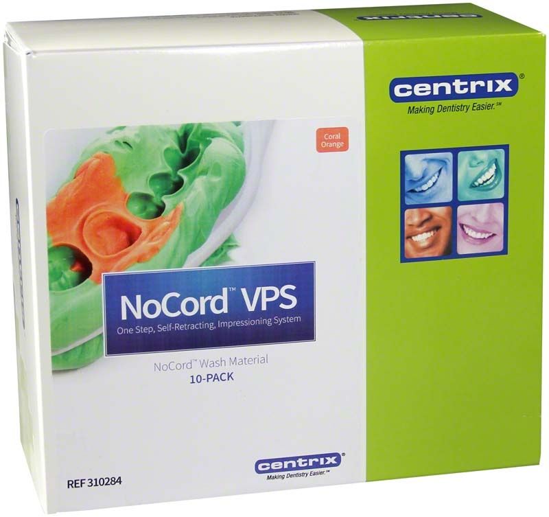 NoCord™ VPS Wash-Material 10er Nachfüllpack in bunter Verpackung.
