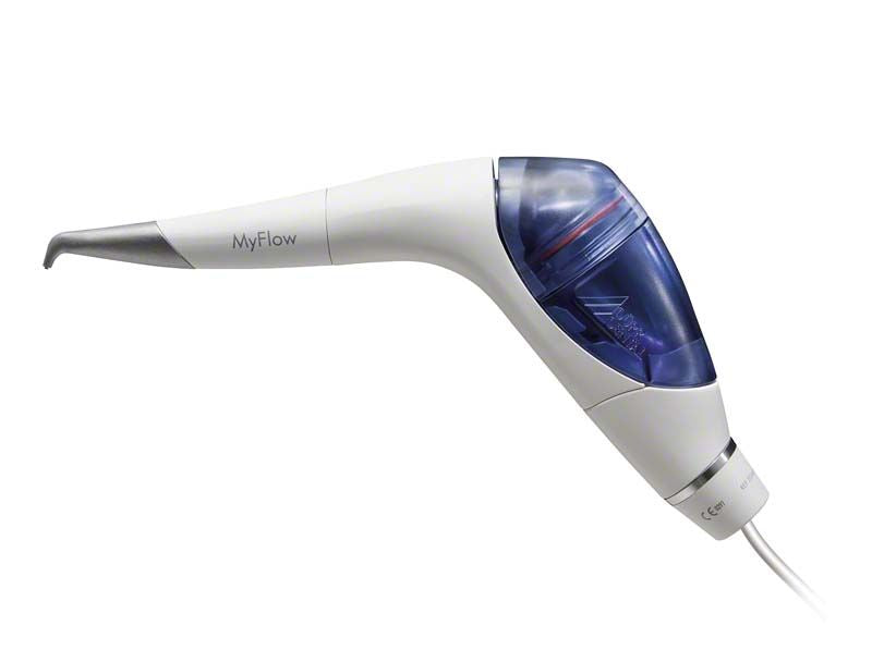 Pulver-Wasserstrahl-Handstück Lunos® Supra Sirona in modernem Design.