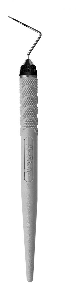 Parodontometer CP12 mit ergonomischem Griff und gewinkelter Spitze.