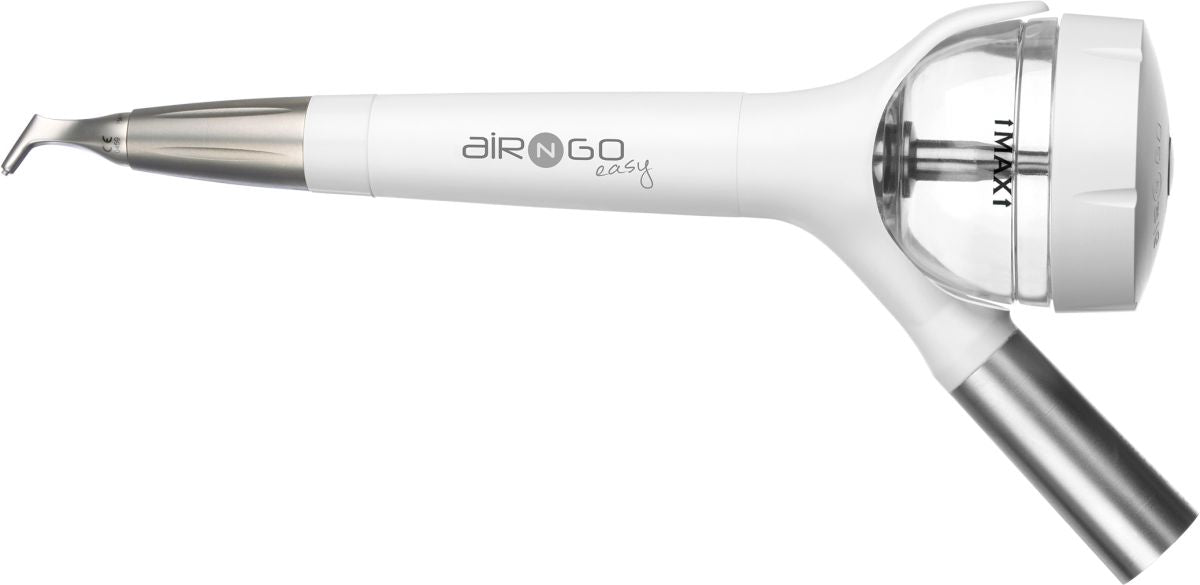 AIR-N-GO® Easy Sirona Adapter in weißer Farbe mit Metallspitze