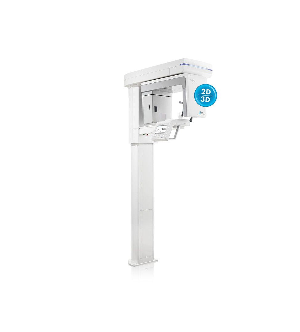 VistaVox S Hybrid Röntgengerät für 2D- und 3D-Dentalaufnahmen.