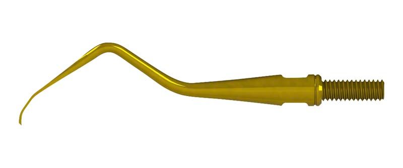 American Eagle XP Scaler Quik-Tip B513 A, goldene Scalerspitze für Zahnsteinentfernung.