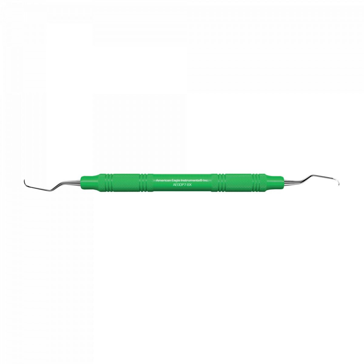 Grüner American Eagle Gracey +3 Kürette für orale Anwendungen.