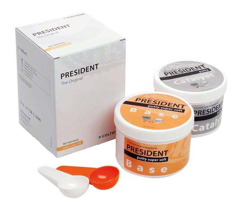 PRESIDENT The Original Putty super soft mit Katalysator und Löffel.