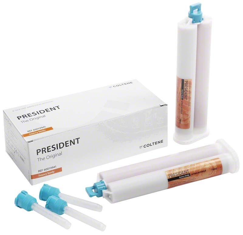 PRESIDENT The Original Kartuschen und Zubehör für Abdruckmaterial.