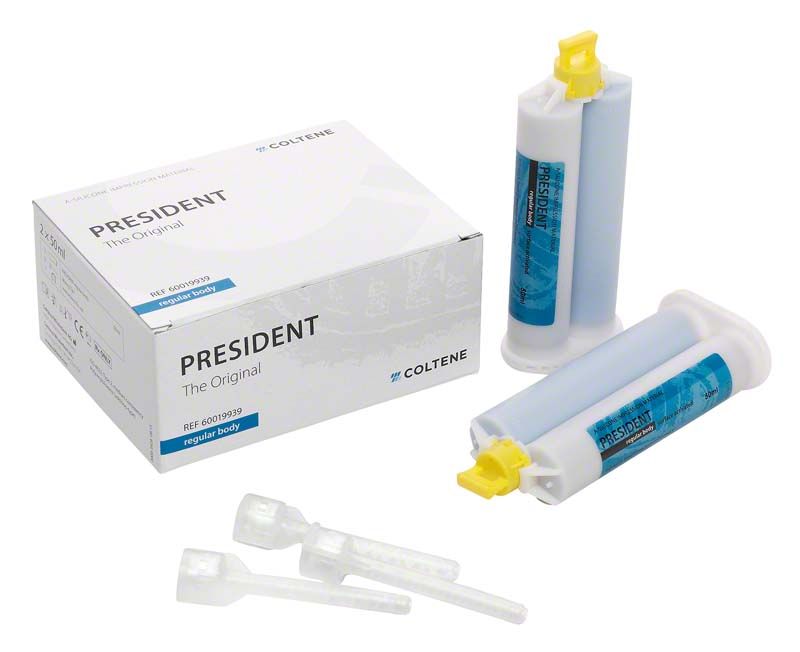 PRESIDENT The Original Kartuschen mit Zubehör und Verpackung.