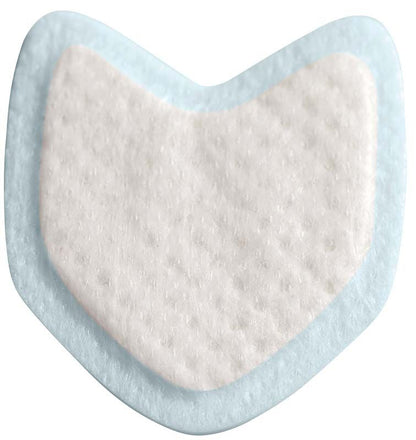 Schaumstoffkissen für Parotis mit glatter, weicher Oberfläche zur Speichelabsorption.