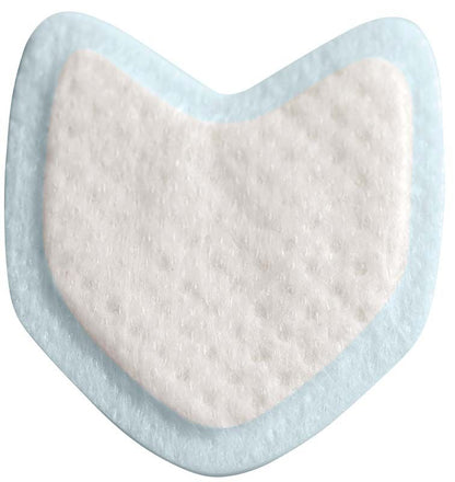 Schaumstoffkissen DryDent Parotid für Feuchtigkeitsregulierung in der Zahnmedizin.